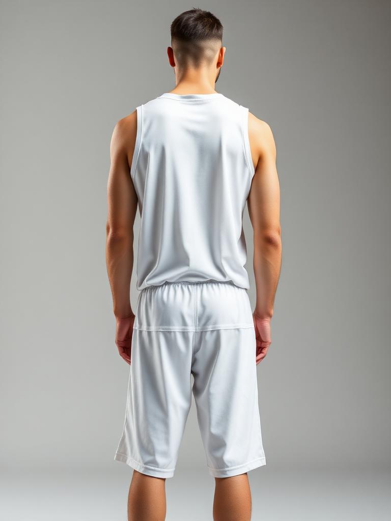 Basketball Kit fit reference back view